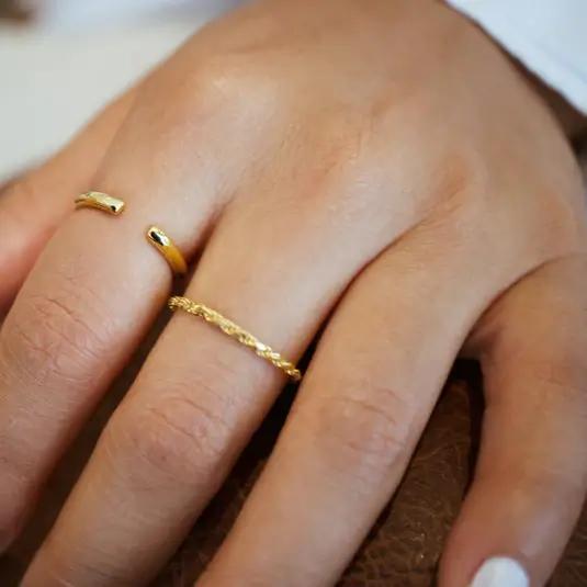 Gold Plated Sterling Silver Rings