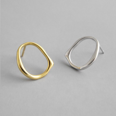 Irregular Circle Earrings Abu Dhabi UAE