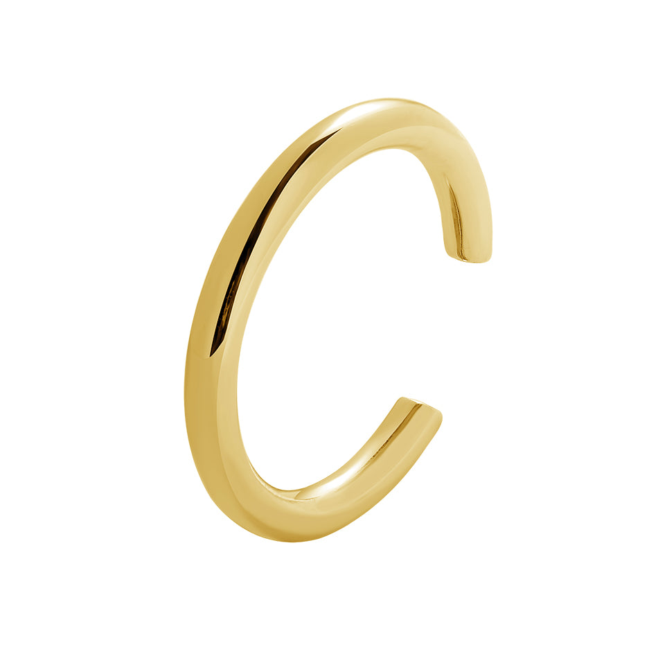 Minimal Gold Band Ring Abu Dhabi UAE