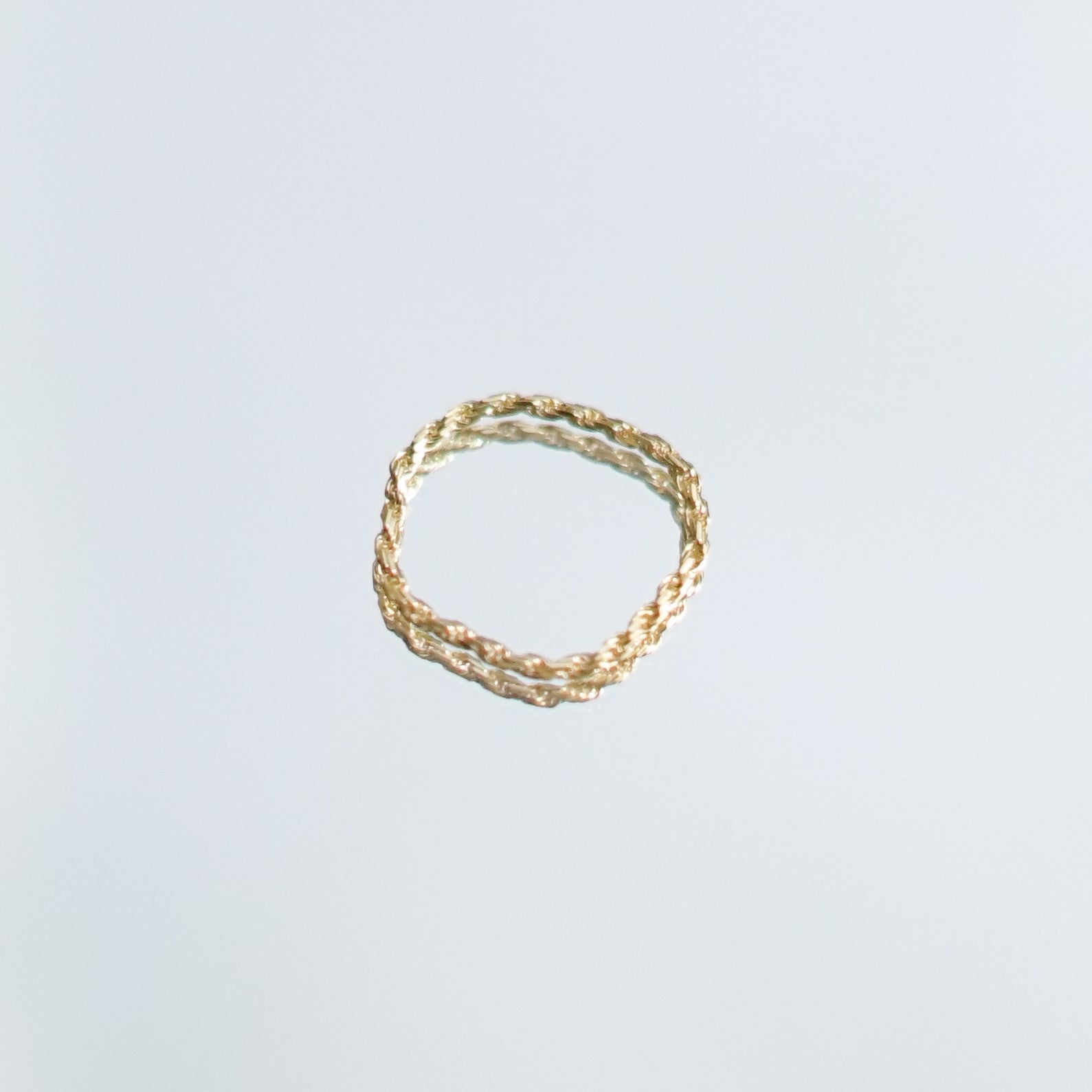 Gold Twisted Chain Ring Abu Dhabi UAE