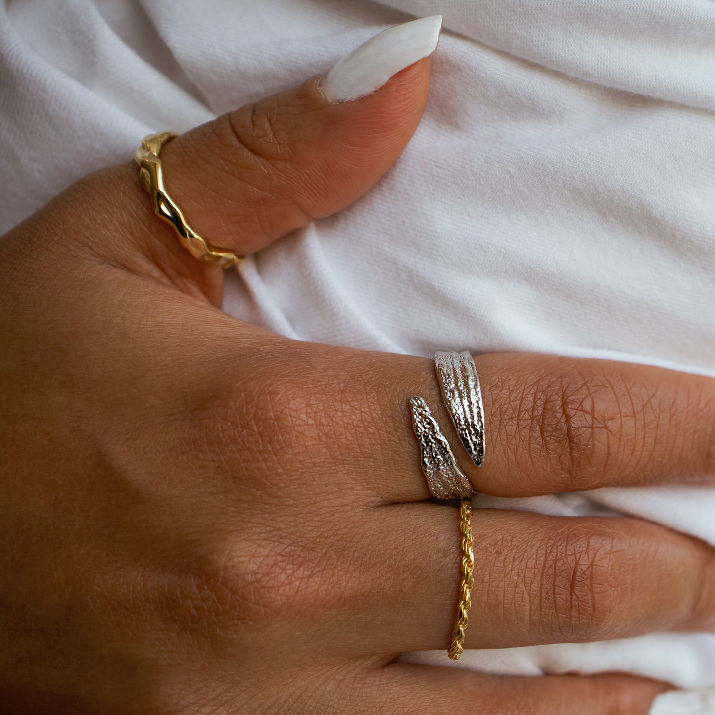 Dainty Braided Ring UAE