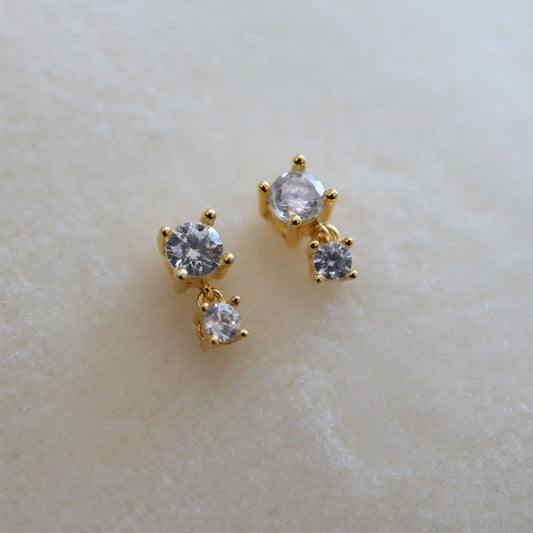 Dangly Crystal Stud Earrings Abu Dhabi UAE