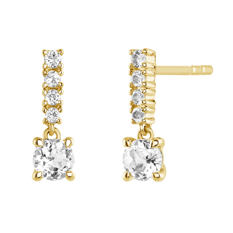 Bar Crystal Stud Earrings Abu Dhabi UAE